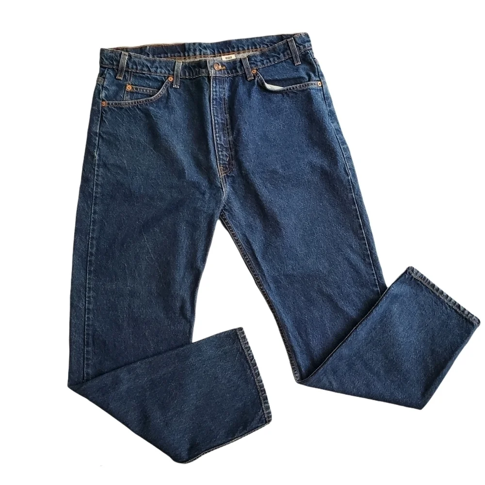 VTG Levi's 505 Orange Tab 40 x 32 Straight Leg Regular Fit‎ Denim Jeans